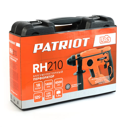 Перфоратор аккумуляторный бесщёточный PATRIOT RH 210UES