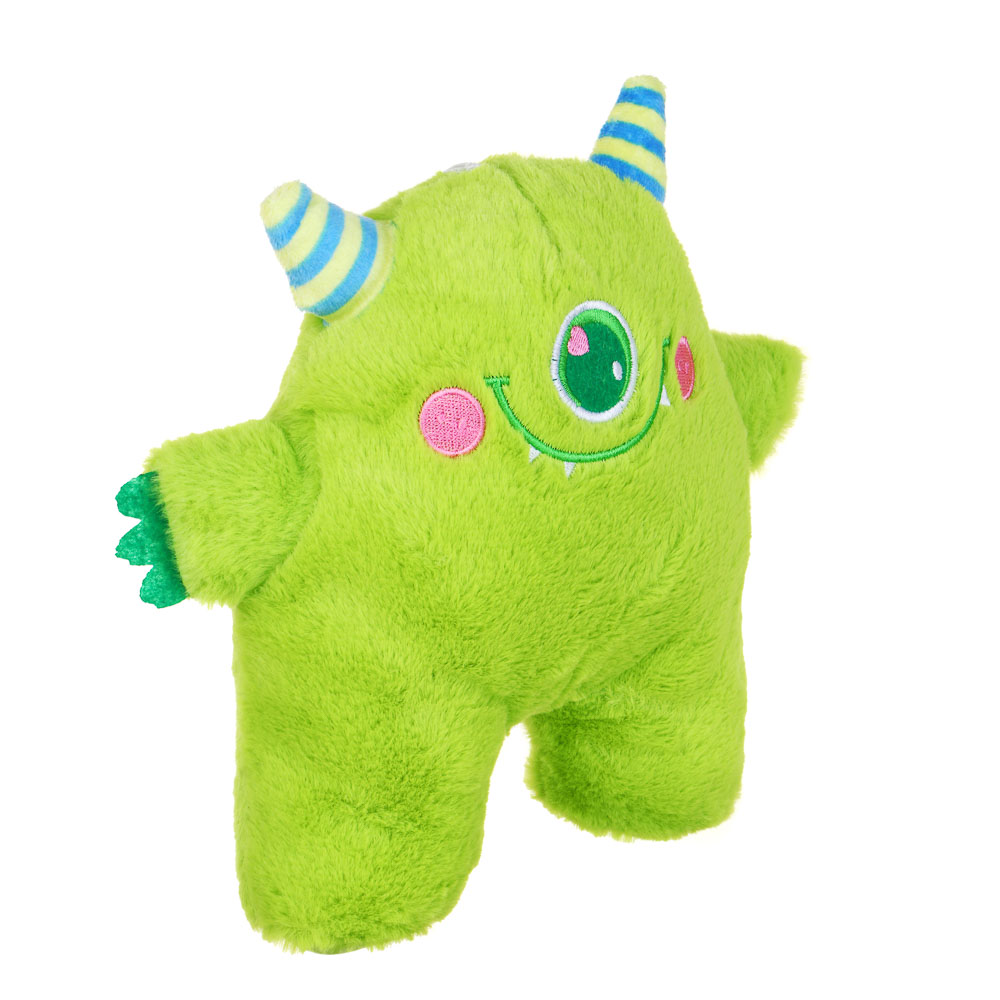 Игрушка мягкая в виде животных "Монстрик" МЕШОК ПОДАРКОВ, полиэстер, 19см, 4 дизайна