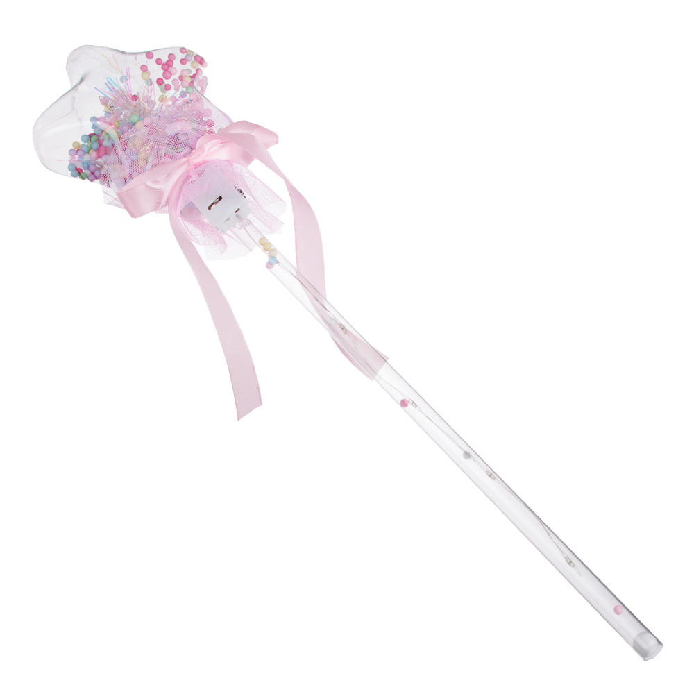 Палочка волшебная ИГРОЛЕНД, ПВХ, свет, 3xLR44, 36см, 4 цвета