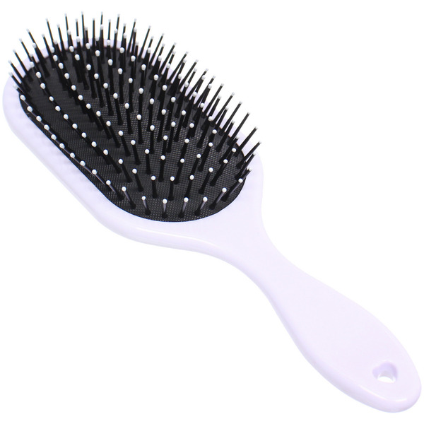 Расческа массажная овальная "ТВОИ МЕЧТЫ", микс 4 дизайна, 23*7,5см (PVC подвес)