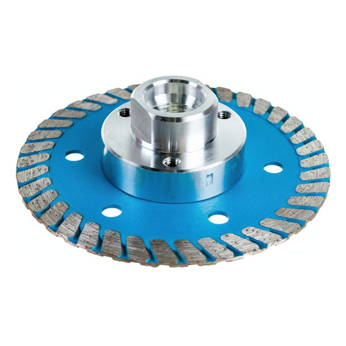 Диск алмазный отрезной 80*м14 Турбо с фланцем 140080