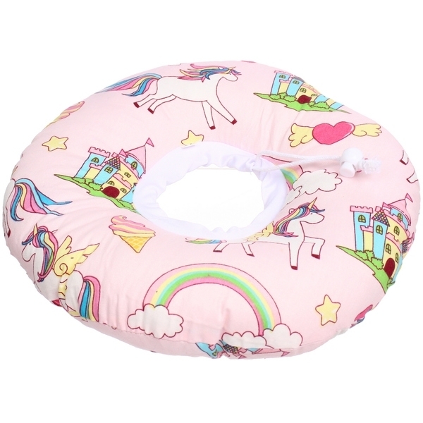 Воротник ветеринарный на кулиске "ЛЮБИМЫЙ БРО", для принцессы, р M, окружность шеи 17-27см (лейбл)