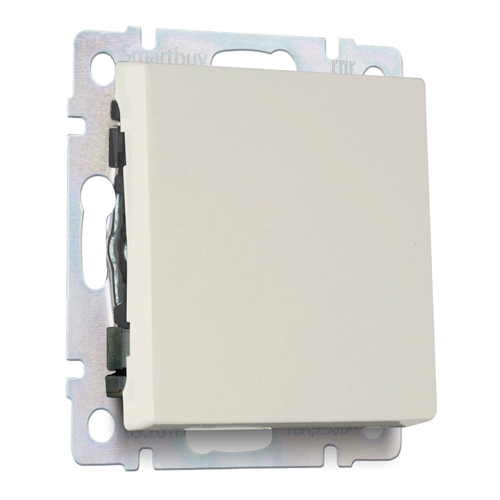 Выключатель перекрестный 1-клавишный 10А бежевый "Нептун" (SBE-05i-10-SW13-0)