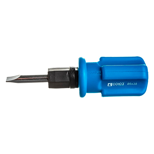 Отвертка перевертыш 2 в 1, PH2-SL6 длина 38 мм СОЮЗ 10401-09-S1-4