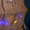 Гирлянда "Нить" 5м с насад."Звездочки",IP20,прозрач. нить,50LED,220В, 8 режимов, свеч. мульти