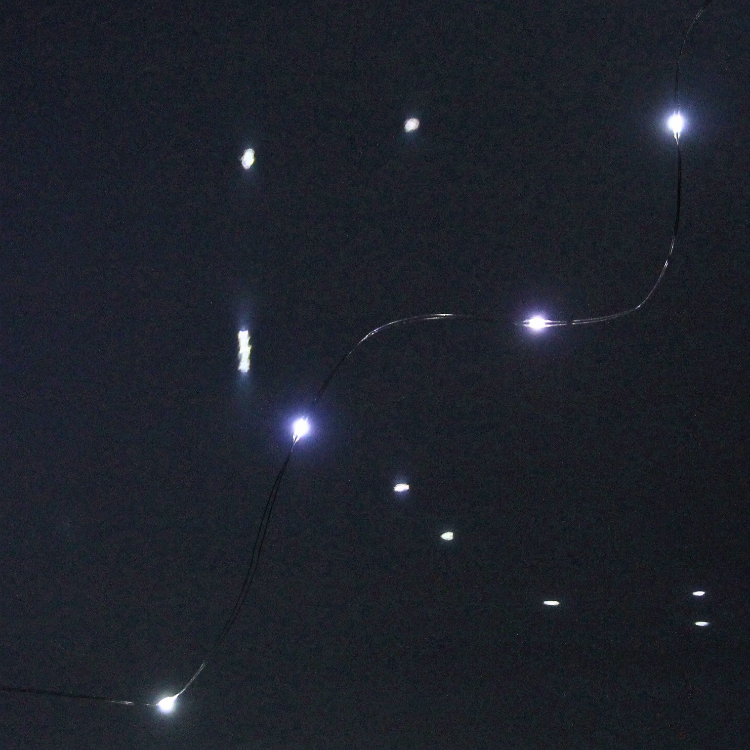 Гирлянда для дома на батарейках 1,5 м 15 ламп LED, 1 реж.,IP-20, Белый