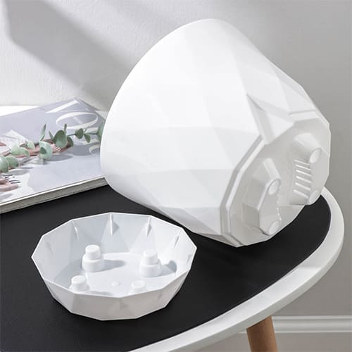 Горшок для цветов LAUREL D220 мм, 4,5 л с поддном, белый, SVIP, 1/10