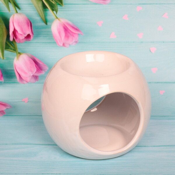 Аромалампа "Радуга" 7,5*9*8см цвет белый