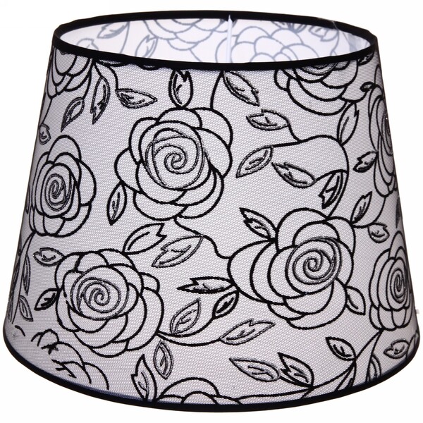 Настольная лампа 1*40Вт "Алиса" 10-T682 жемчужно-черный