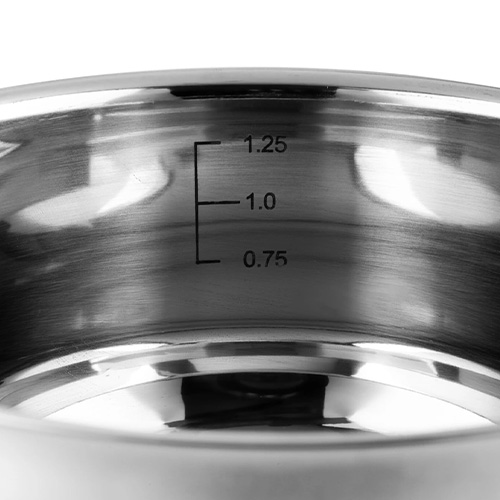 Кастрюля 1.6 л Hoffmann НМ5316, нержавеющая сталь 0.5 мм, 16 см, индукция