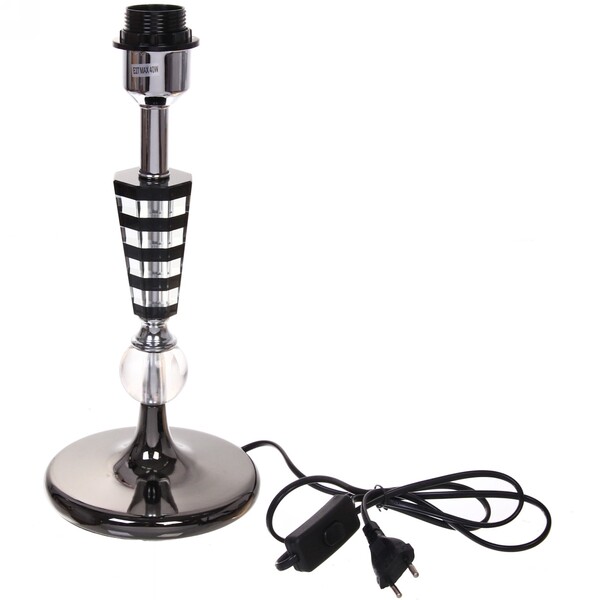 Настольная лампа 1*40Вт "Алиса" 10-T682 жемчужно-черный