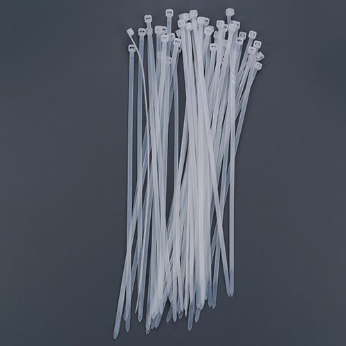 Хомут, стяжка, 300х4,7мм нейлон белый 50шт/уп, 5/200