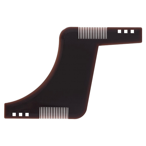 Расческа-трафарет для бороды «Денди». Размер 17х11,5см.  