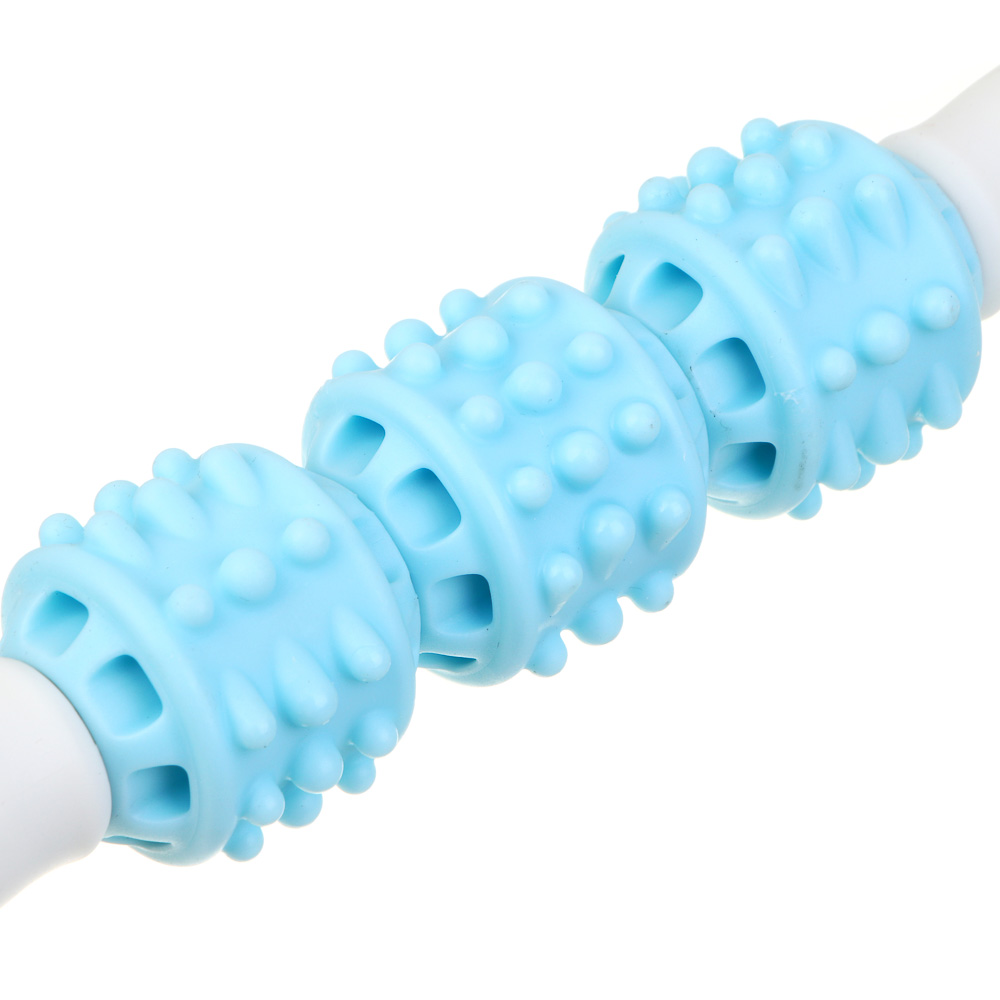 SILAPRO Массажер скалка для тела, 30х5см, PP, нерж.сталь, 3 цвета