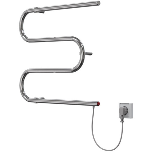 Полотенцесушитель электр. 50*50 кабельный АКВАДРАЙВ (GRINOX)  нерж. МЭ (1/1)