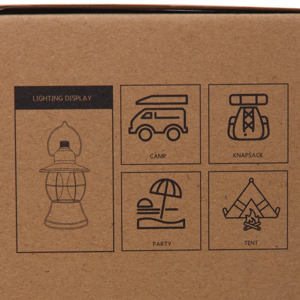 Фонарь кемпинговый подвесной 6 режимов 3LED+3TF, 19*13 см 3хAA