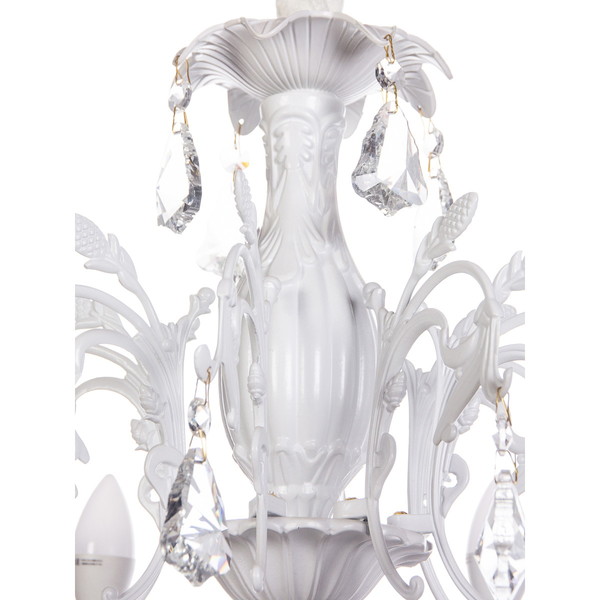 Люстра подвесная в стиле барокко "Altamarea" 8*40Вт 29-P8612/MW белый мрамор