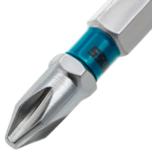 Биты PH2 50мм (10шт) сталь S2 GROSS с магн.наконечником (1/60)