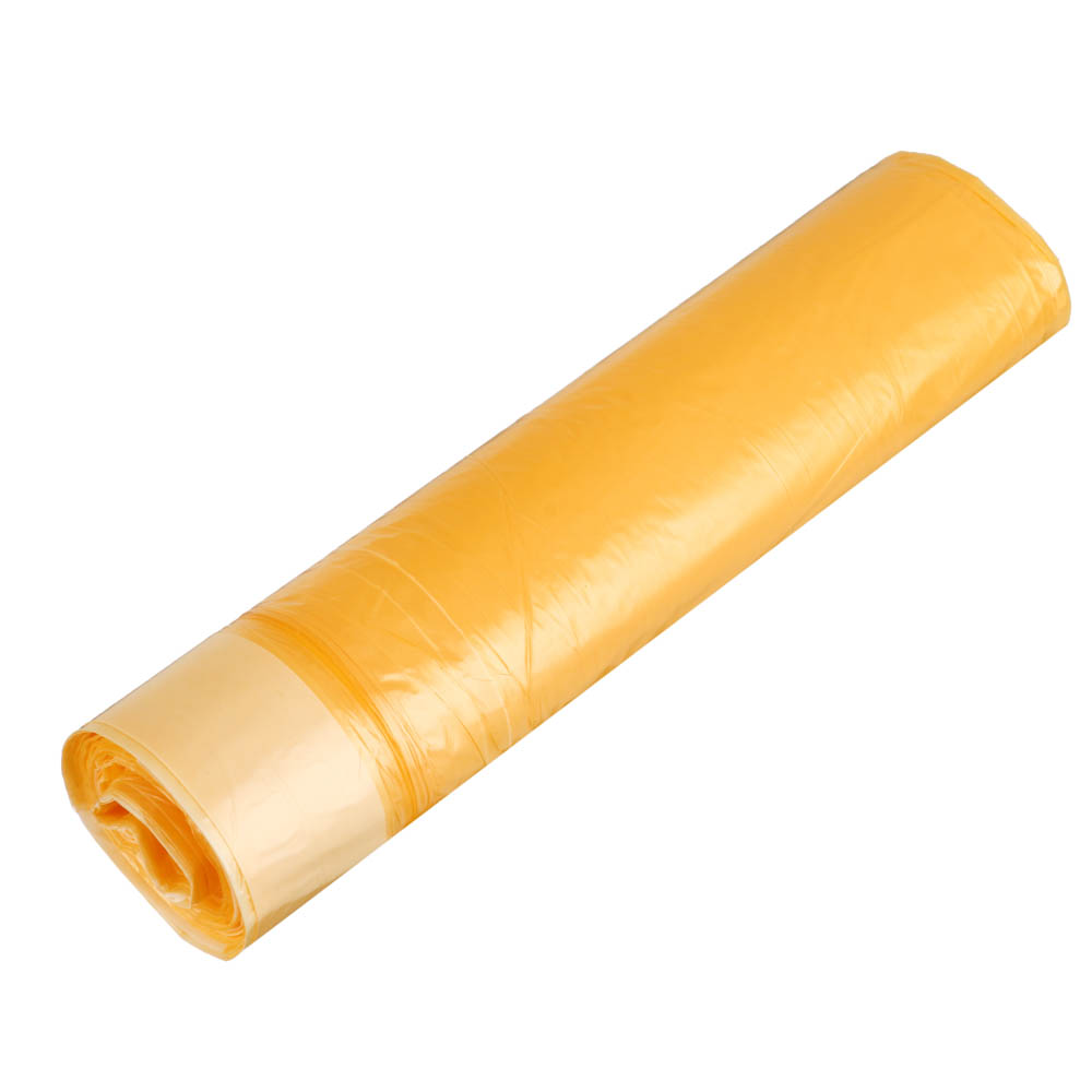 Мешки для мусора с завязками VETTA 50 л., 10 шт., стандарт, цветные, рулон