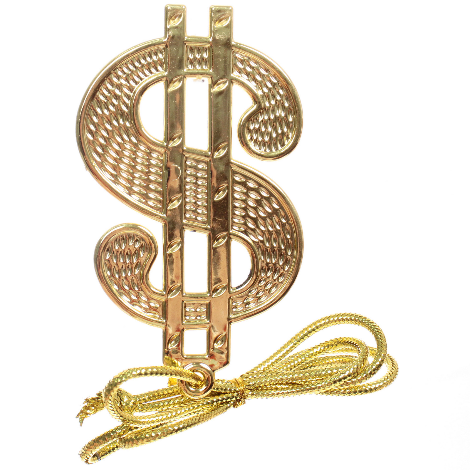 Карнавальный аксессуар "Крутое ожерелье" 10*6 см, золото