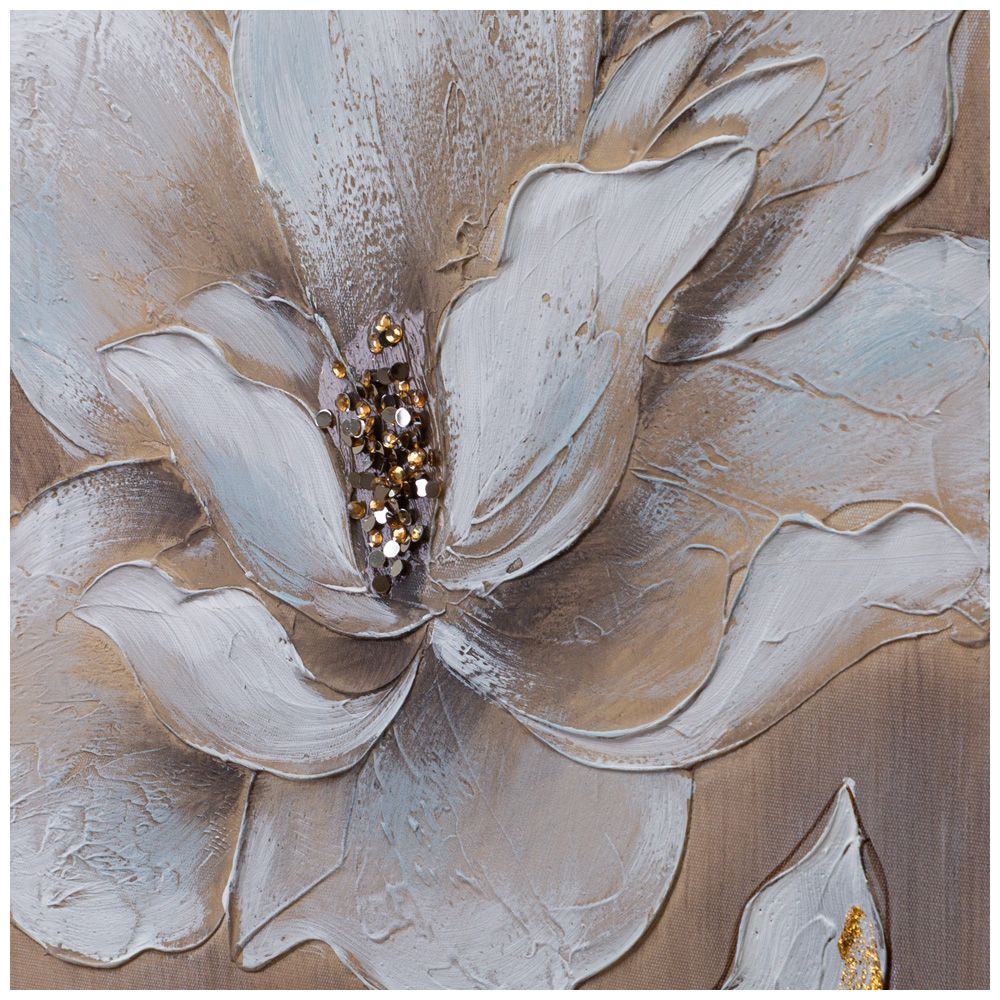 Картина "ЗОЛОТОЙ ЦВЕТОК" 40Х80Х3 см