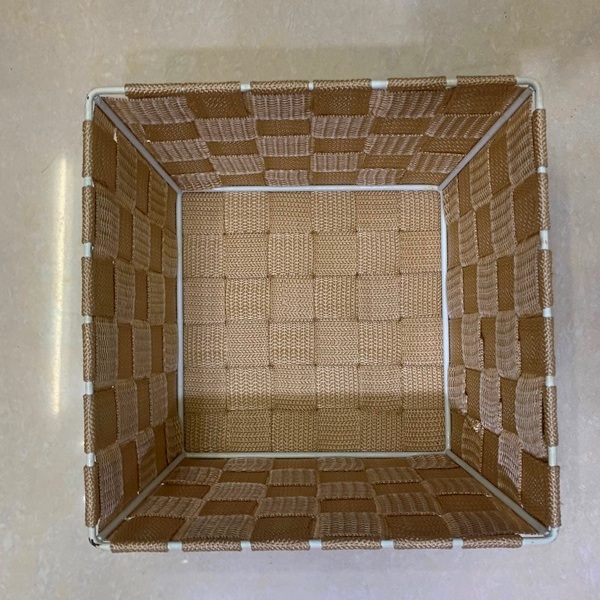 Корзина для хранения "ФАРТЕГО", цвет капучино, 20*20*13см (лейбл Селфи)