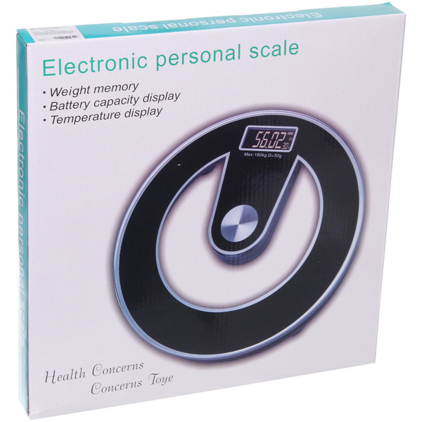 Весы напольные электронные "Power" 33*0,5 см, (работает от 2хААА)