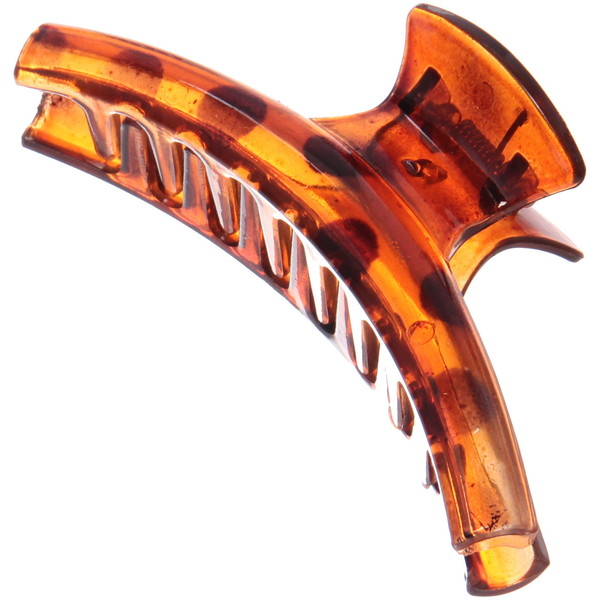 Заколка-краб для волос на блистере "Diana Collection - Rita", микс 6 цветов, 9.5см 