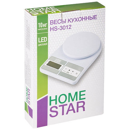 Весы кухонные HomeStar HS-3012, 10кг