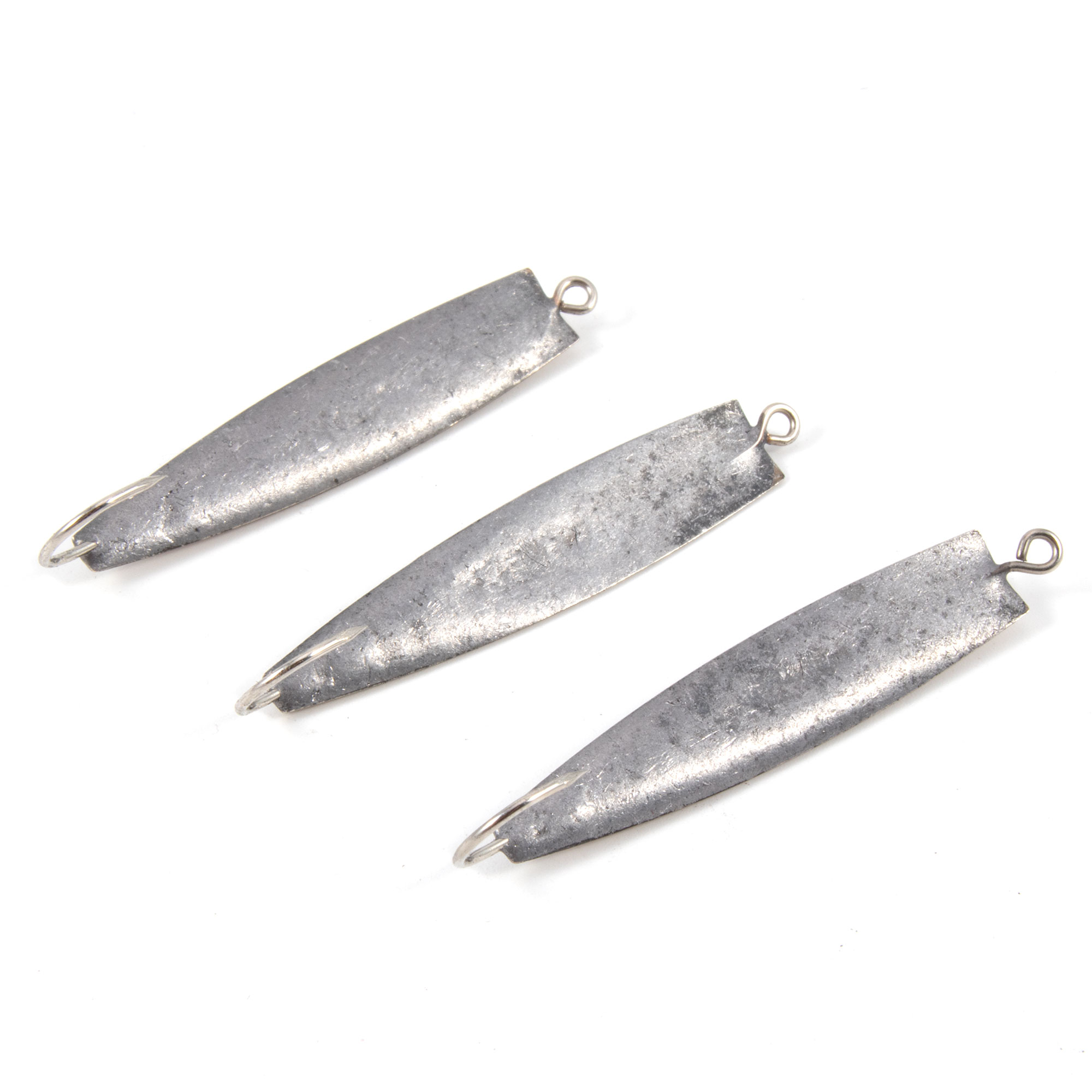 Блесна вертикальная "Яман" Пуля,размер 40 мм, вес 5 г, цвет никель (уп.3 шт.)/150/