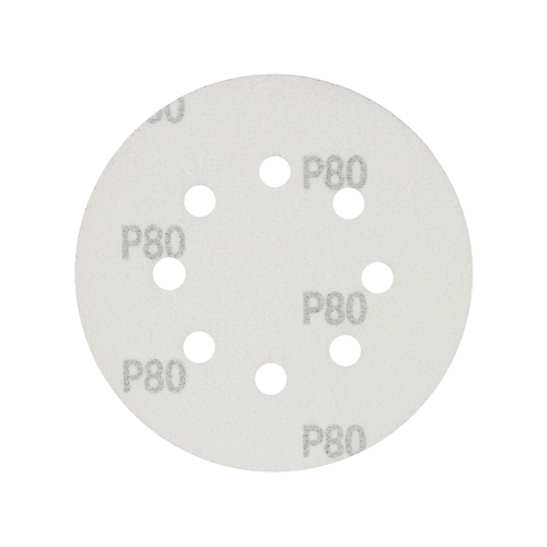 Круг шлифовальный PATRIOT на липучке, 125 мм, Р80, 8 отверстий, 5 шт