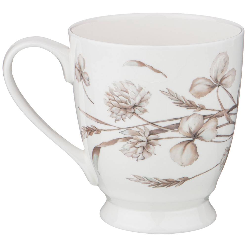 КРУЖКА LEFARD, WHITE FLOWER, 480 МЛ, КОР=48ШТ.