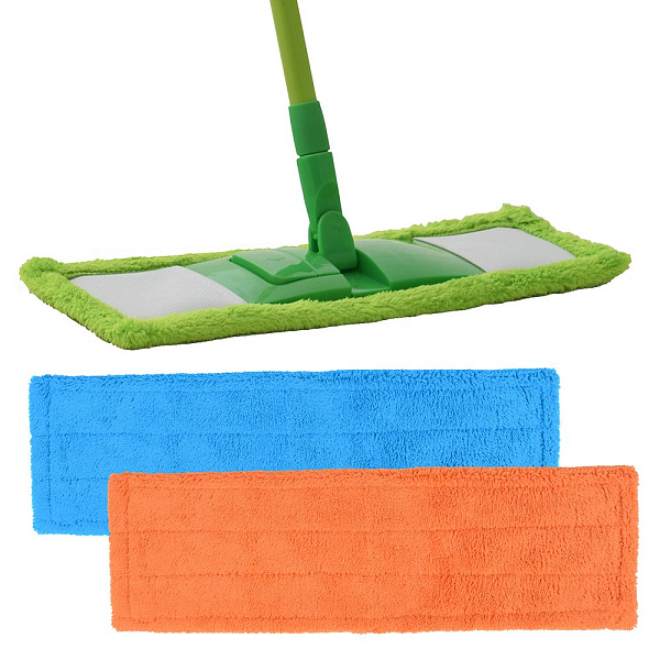 Швабра для пола "Помощница". Длина 135 см. 3цв