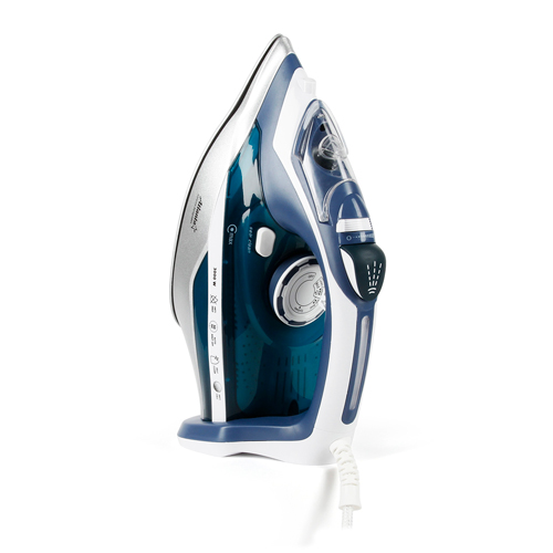 Утюг с пароувлажнением Atlanta 2800-3000 Вт, подошва керамическая, резервуар 350 мл, синий