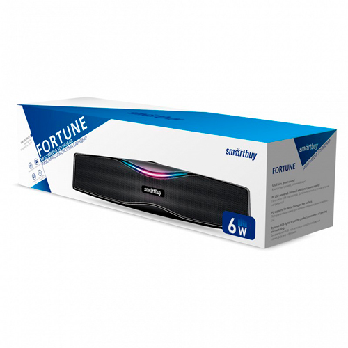 Саундбар Smartbuy FORTUNE, 6Вт, RGB-подсветка, регулировка громкости (SBA-5100)/20