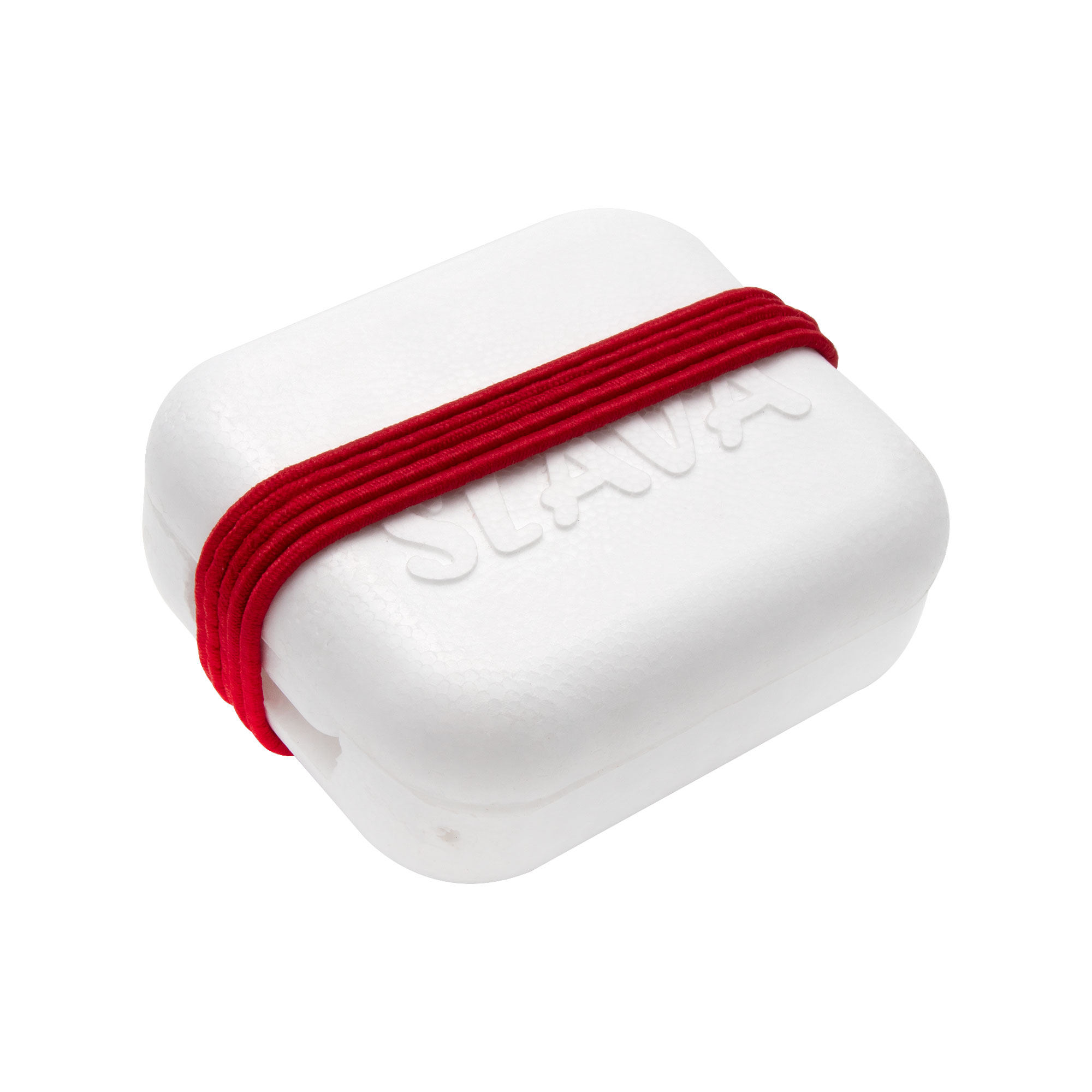 Мотыльница SLAVA прямоугольная со шнурком большая, 70х60х30мм, пенопласт повышенной прочности/250/