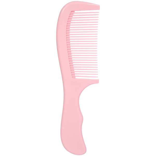 Расческа классическая с ручкой "ФАРЛАО", цвет розовый, 20*5см (блистер ЭФЛОДИ)