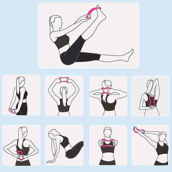 Кольцо для стретчинга "Relax", фиолетовый