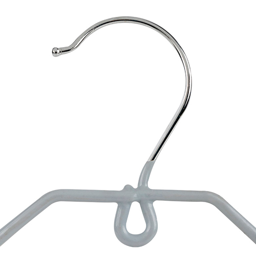 Вешалка-плечики  металлическая c ПВХ покрытием, тонкая (5/100)