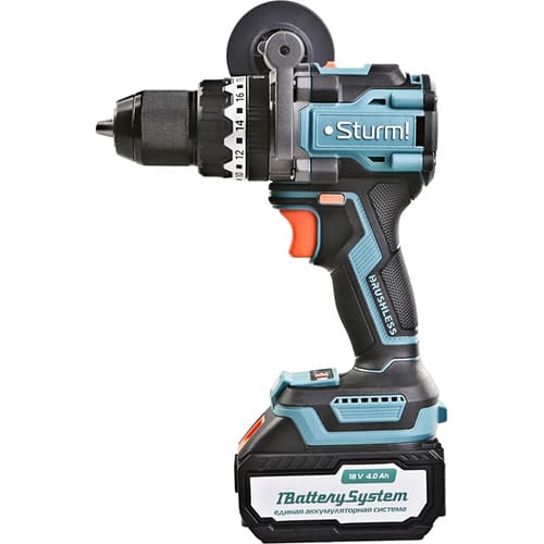 Дрель аккумуляторная безщеточная, ударная CD1655BLI 18В STURM