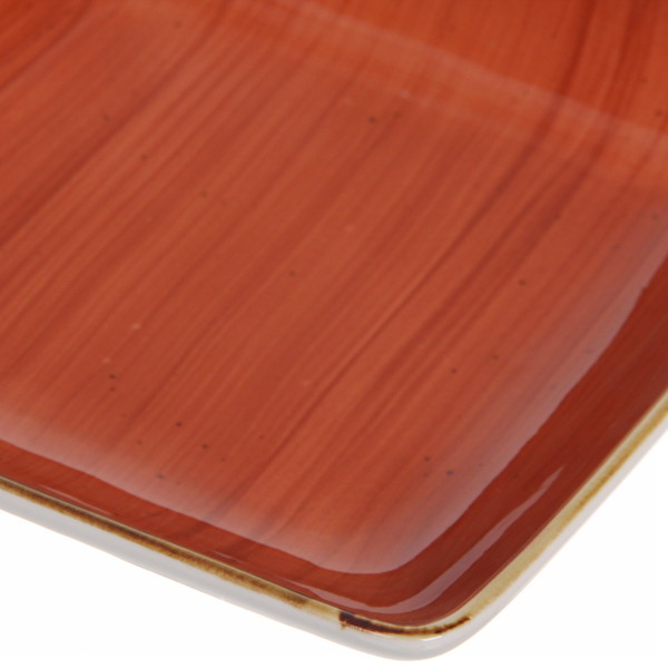 Тарелка керамическая "Corsica orange" 20*20*4см