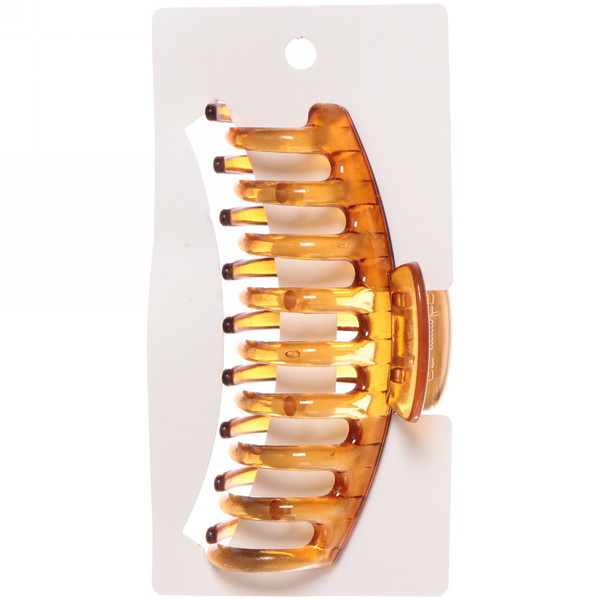 Заколка-краб для волос на блистере "Diana Collection - Liza", микс 6 цветов, 11*5см