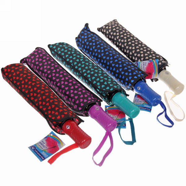 Зонт женский автомат "Ultramarine - Венера", микс 6 цветов, 8 спиц, d-96см, длина в слож. виде 28см