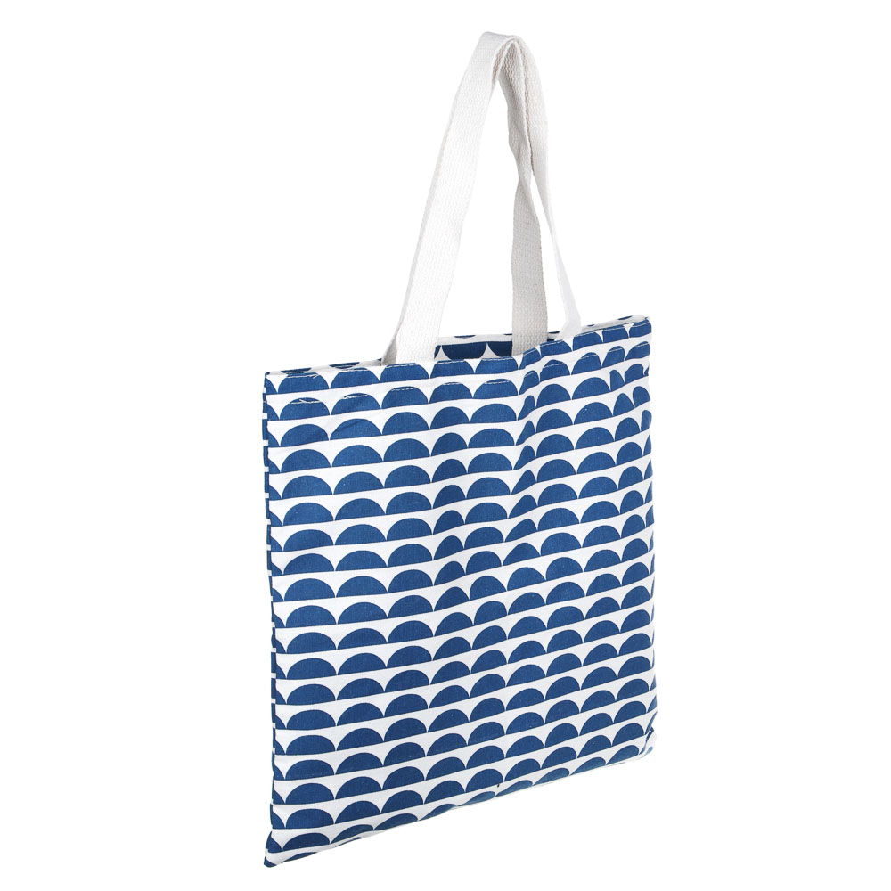 VETTA Сумка-шоппер хозяйственная, 37х41см, до 7кг, 4 дизайна, синий цвет