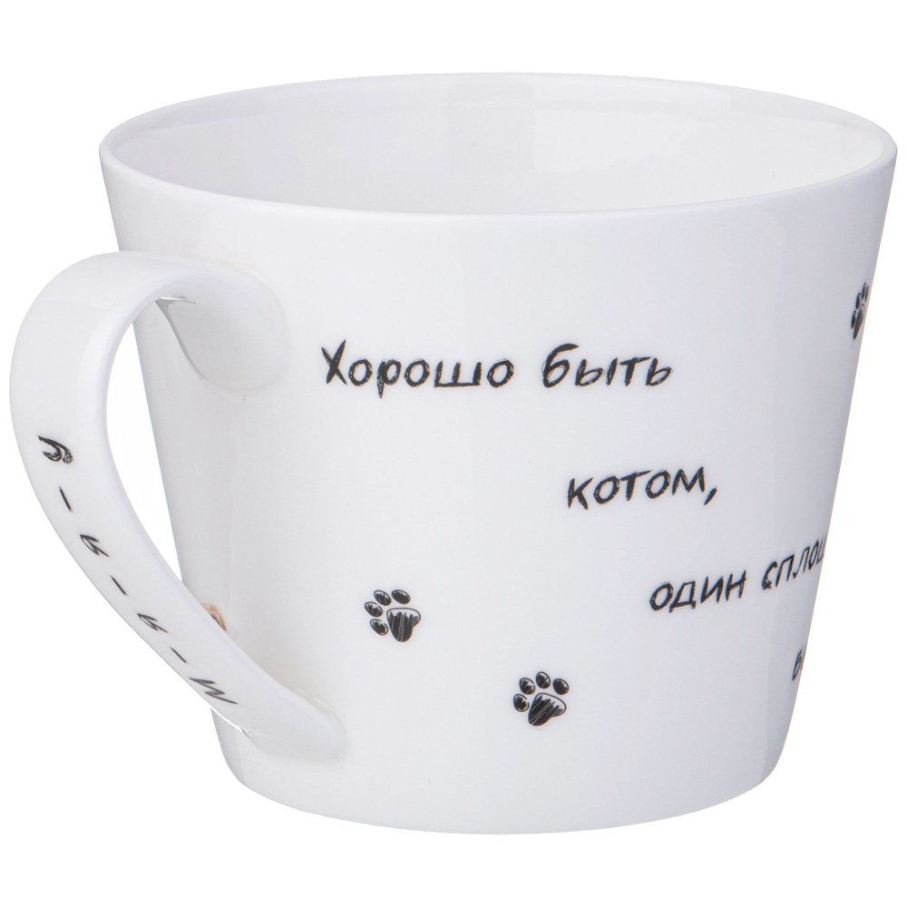 КРУЖКА LEFARD, БЕРИ КОТА, 450 МЛ, КОР=48ШТ.