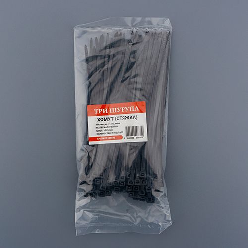 Хомут, стяжка, 150х3,6 нейлон черный 100шт/уп, 5/300