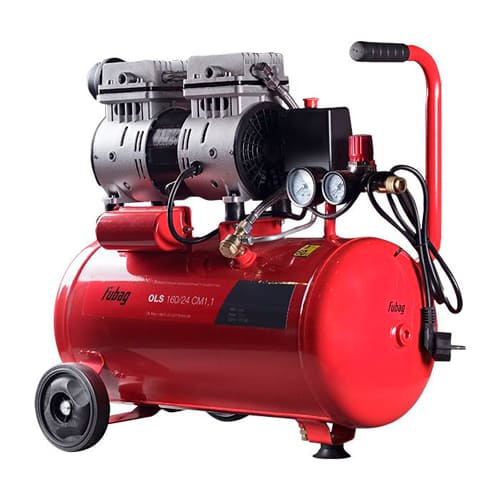 Компрессор OLS 160/24 см, 1,1, безмасляный малошумный, Fubag