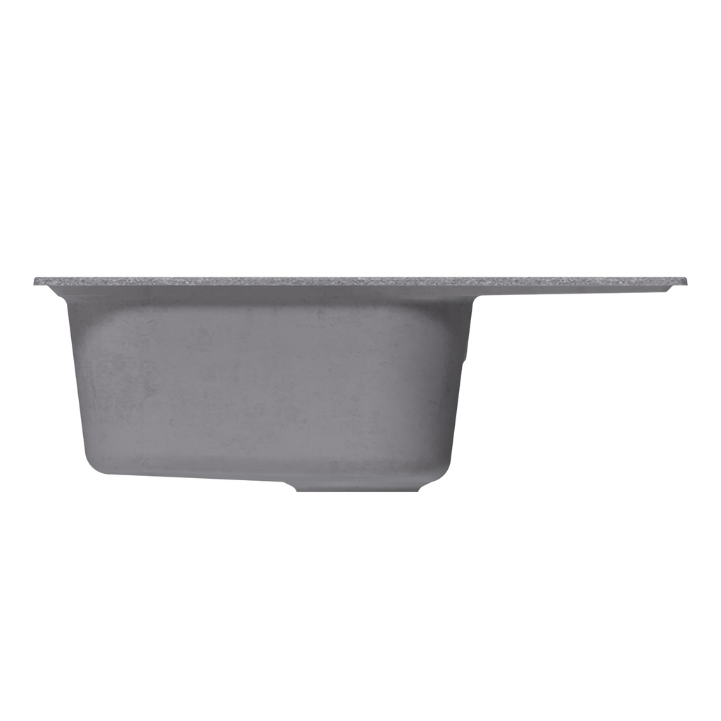 Мойка ML-GM18 с крылом, графит, 342, 640*490*190мм NEW