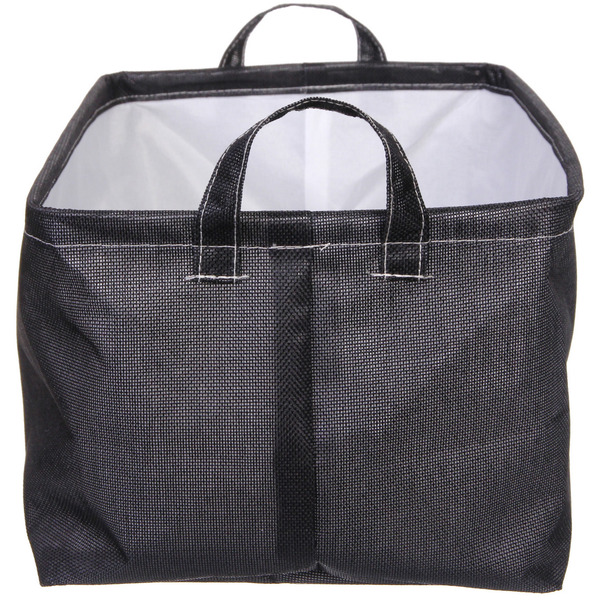 Коробка для хранения вещей с ручками "ВЕСТА", цвет черный, 38*26*21см