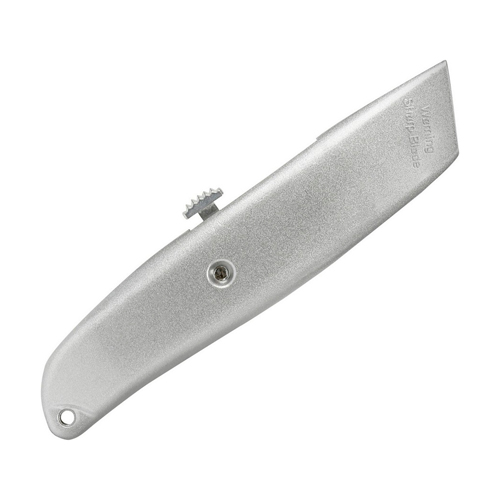 Нож строительный трапециевидное лезвие, алюминиевый порошковый корпус, Smartbuy One Tools/144SBT-KNT-18P1